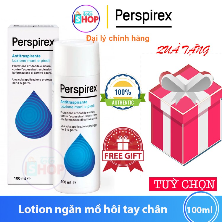 Lotion ngăn mồ hôi tay chân hiệu quả đến 3 ngày Perspirex Foot Lotion 100ml