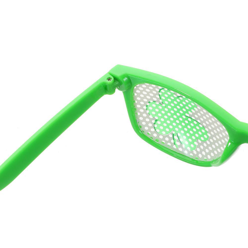 CONOPERY  St Kính Râm Kiểu Cỏ Ba Lá Hóa Trang Chụp Ảnh Selfie