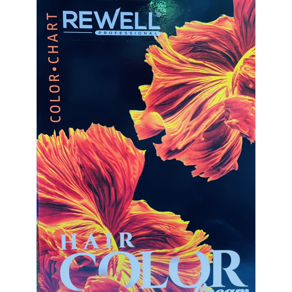 Thuốc nhuộm tóc chuyên nghiệp REWELL+chai OXY Spaline siêu dưỡng