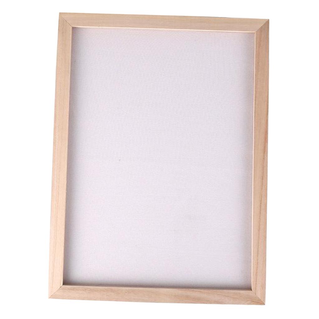 Khung Giấy Thủ Công DIY Bằng Gỗ Kích Thước 15x18CM