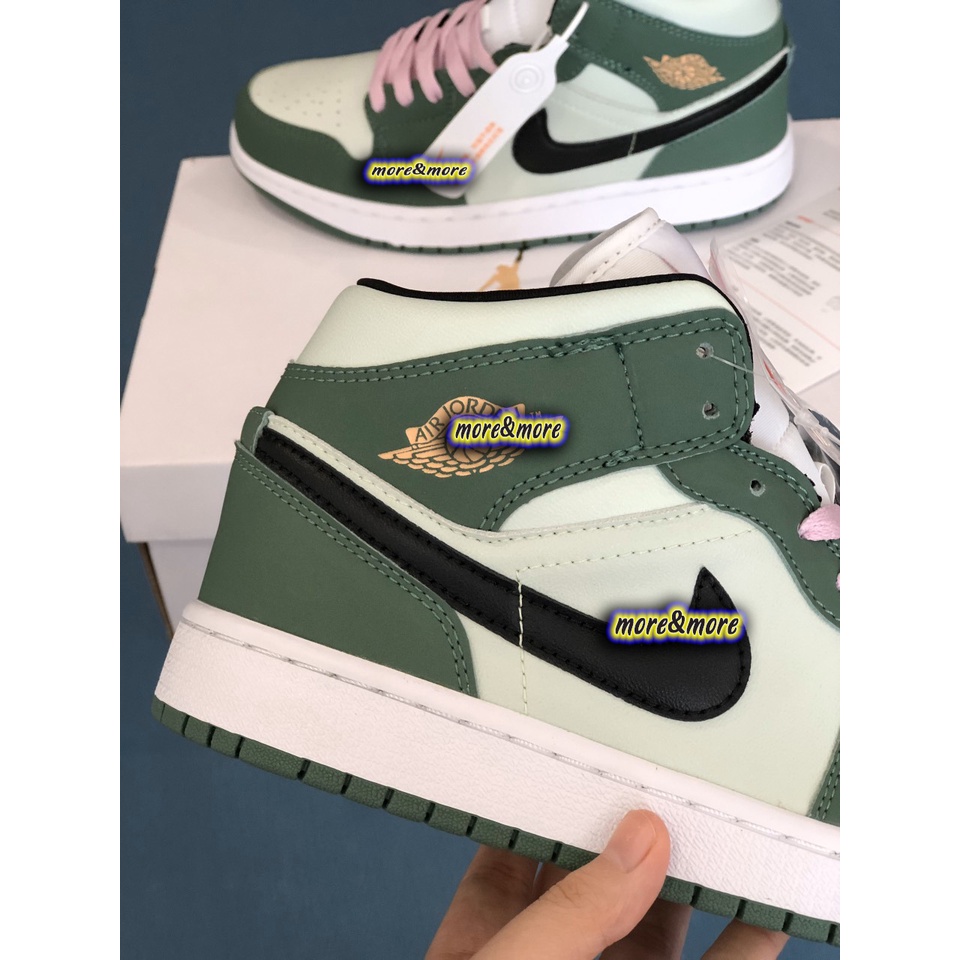 [More&amp;More] Giày Sneaker JD 1 Mid &quot;Dutch Green&quot; x OG bản cao cấp MSN2267