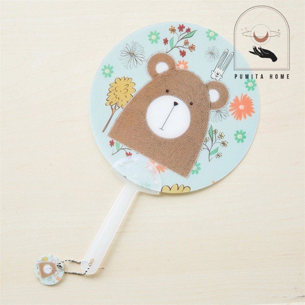 Quạt Cầm Tay Mini Làm Bằng Nhựa Ngộ Nghĩnh Có Nhiều Mẫu Mã Dễ Thương