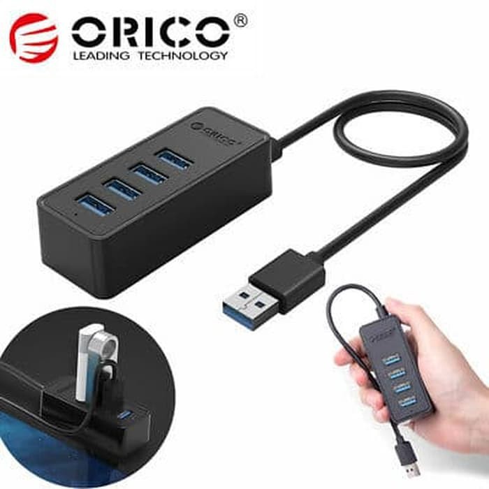 [ CHÍNH HÃNG] Bộ chia HUB chia 4 cổng USB 3.0 (Hub USB 3.0) Orico W5P-U3 - Bảo hành 12 tháng!