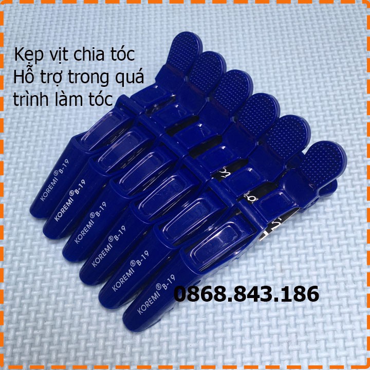 Kẹp Vịt Chia Tóc  Hỗ trợ trong quá trình làm tóc Hàng Đẹp Chắc Chắn ( KOREMI )