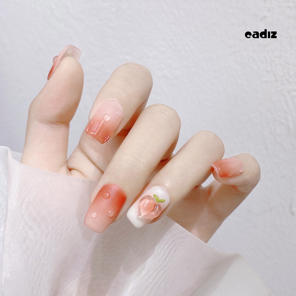 Set 25 Phụ Kiện Trang Trí Móng Tay Hình Trái Tim 3D Xinh Xắn