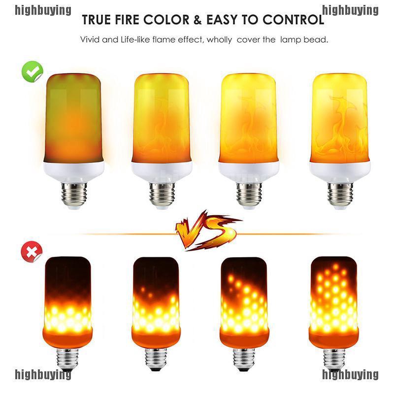 Bóng Đèn LED E27 5W Hiệu Ứng Ngọn Lửa Tự Nhiên