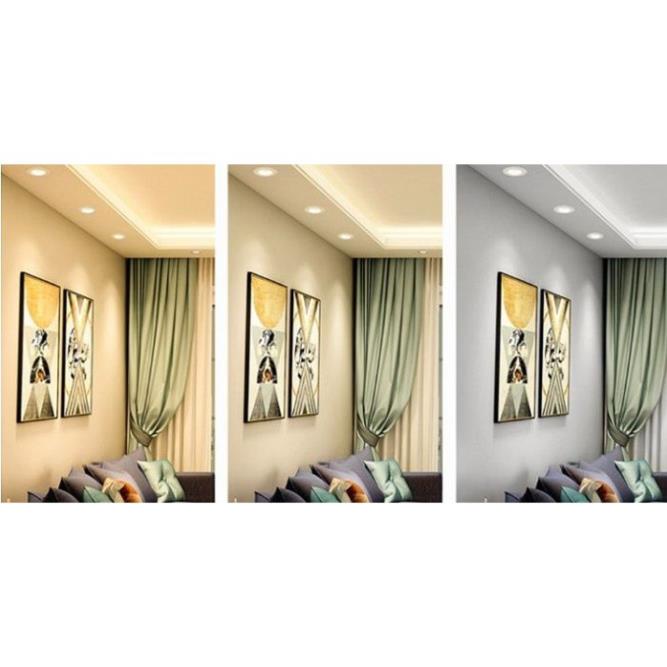 Bộ 10 đèn Led rọi ray ông bơ 30W trang trí shop tặng kèm thanh ray 2m