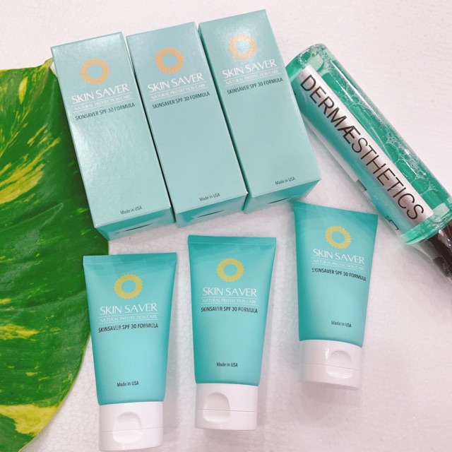 Kem chống nắng DBH SKIN SAVER [HÀNG CHÍNH HÃNG] giúp dưỡng ẩm, bảo vệ khỏi  ô nhiễm môi trường - Kem chống nắng