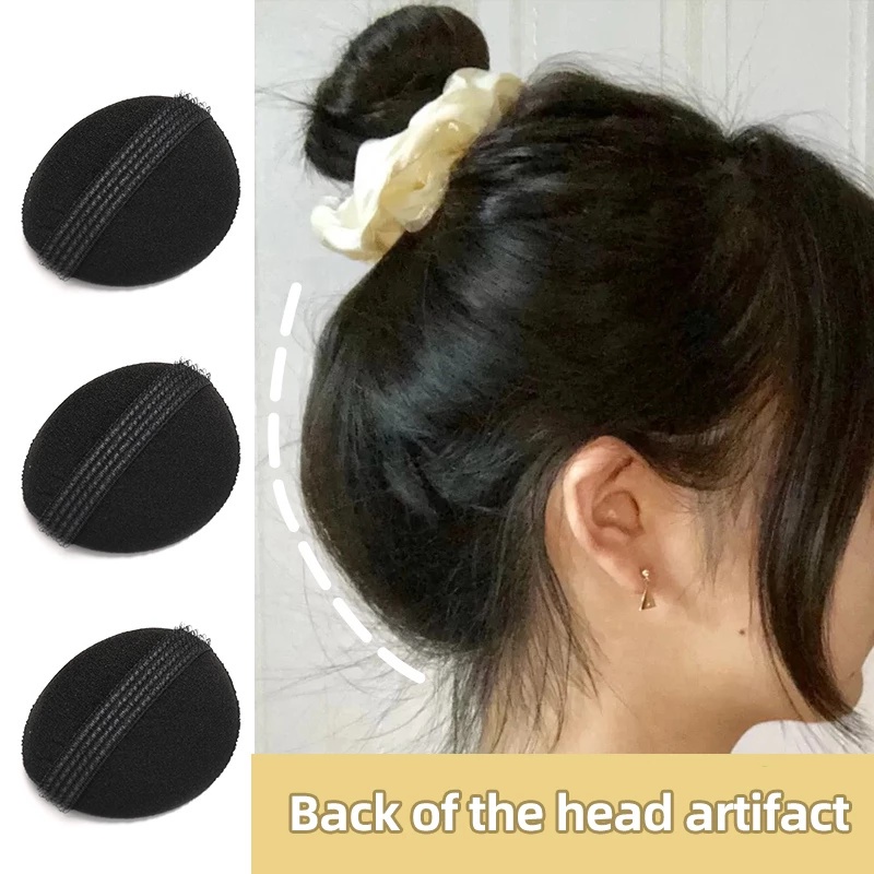 Set 2 / 4 Đệm Xốp Mềm Mại Tạo Kiểu Tóc Vô Hình Cho Nữ