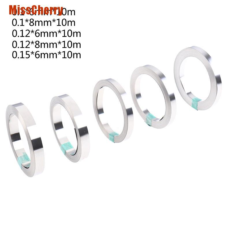 Băng Keo Niken 10m 6mm 8mm X 0.1 / 0.12 / 0.15 Chuyên Dụng Cho Li 18650