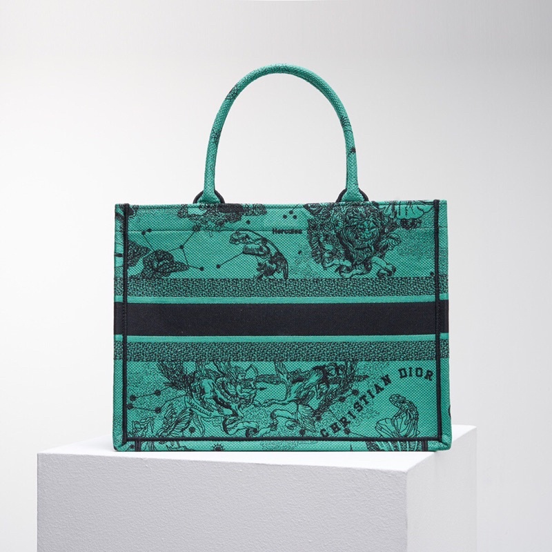 Túi xách hoạ tiết thương hiệu Dior CD Book Tote Oblique cao cấp size 36.5cm hàng vip 1-1