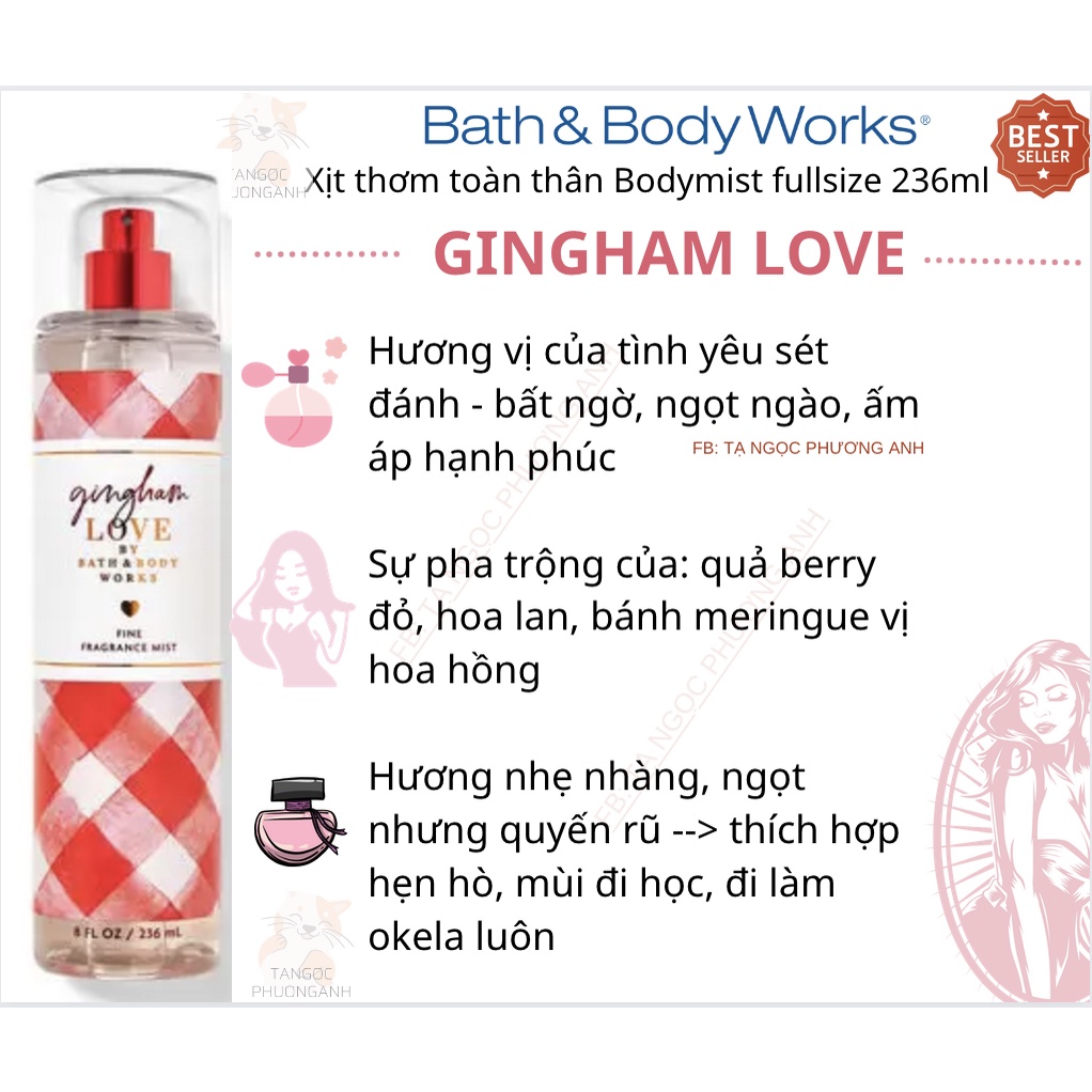 NƯỚC HOA, MIST BATH & BODY WORKS