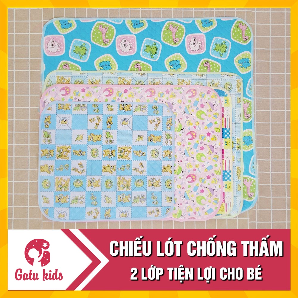 Chiếu lót thay bỉm chống thấm loại To cho trẻ sơ sinh