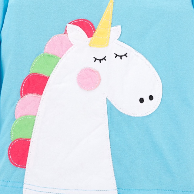 Áo cotton dài tay ngựa pony Little Maven 2-7Y