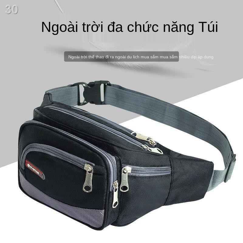 HTúi nam và nữ đa chức năng 2019 thể thao mới kinh doanh bộ sưu tập tiền đeo chéo chống thấm nước đựng điện thoại di