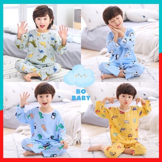 Bộ Tole Bé Trai, Bộ Lanh Dài Tay Cho Bé 2,3,4,5 tuổi, Vải Mềm Mịn Thoáng- BoBaby