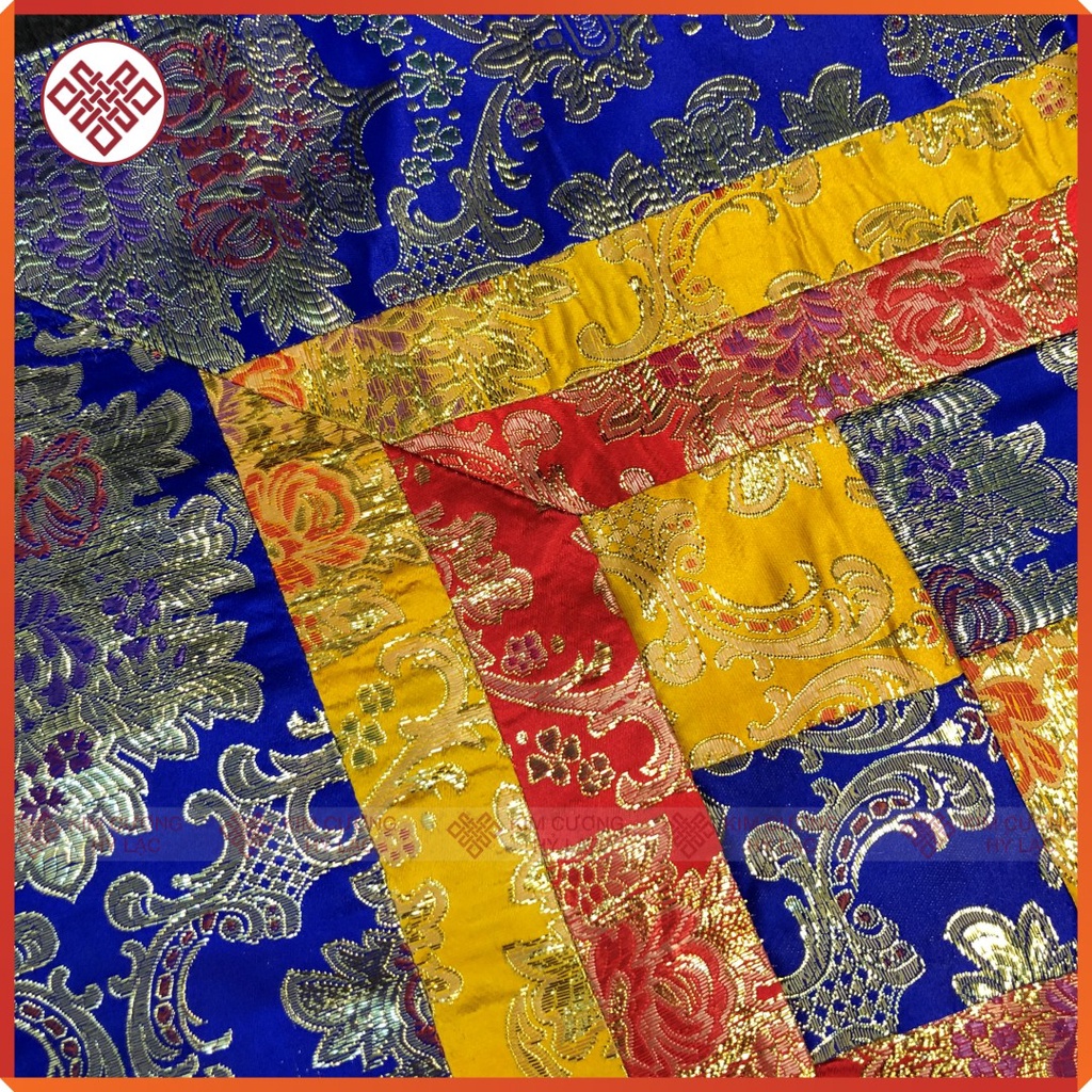 Khăn Trải Bàn Thờ Trang Trí Bàn Thờ Mật Tông [Kim Cương Hỷ Lạc] Kham Nhẫn