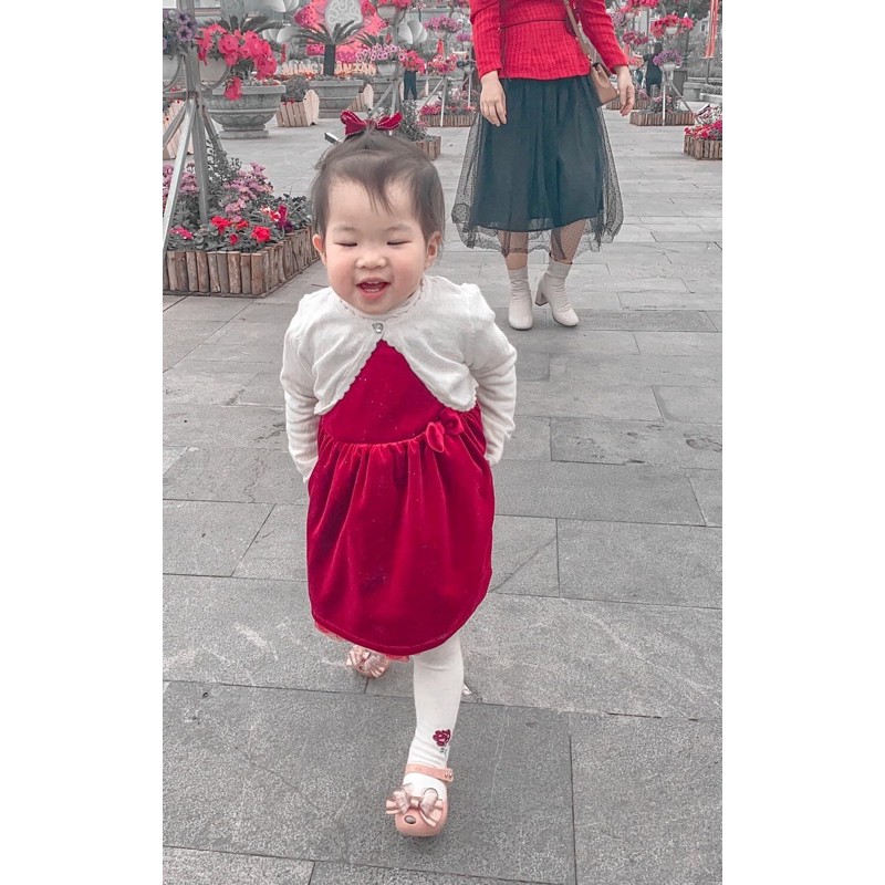 Áo khoác hm trắng cho bé