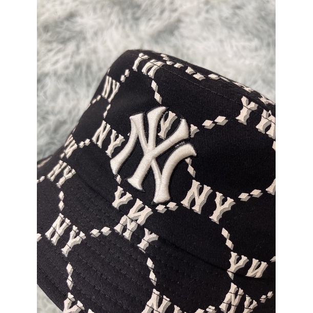 Nón tròn NY , Mũ N88, N89 MLB MONOGRAM BUCKET HAT & BALL CAP Made in Vietnam full tag