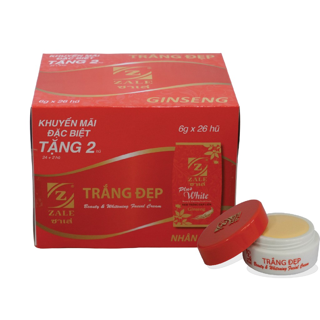 ZALE - KEM DƯỠNG TRẮNG DA - HỘP 24 HỦ