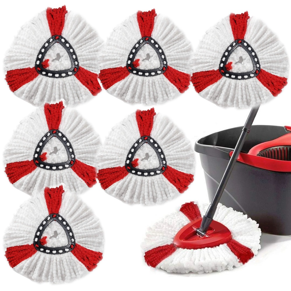 Bông lau nhà thay thế Vileda Turbo Easy Wring&Clean hàng nội địa Đức cam kết chính hãng