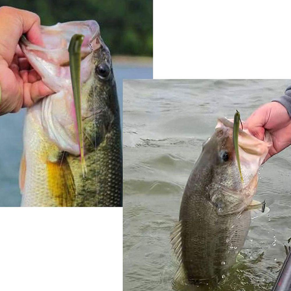 LET Set 10 Mồi Câu Cá Mềm Hình Con Sâu Kích Thước 12cm / 3g