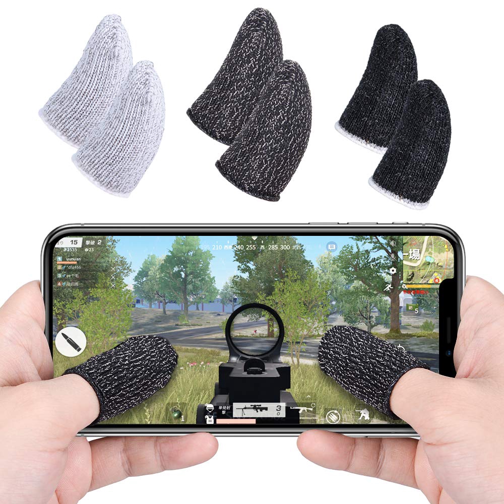 1 Cặp Bao Ngón Tay Hỗ Trợ Chơi Game Bắn Súng Trên Điện Thoại