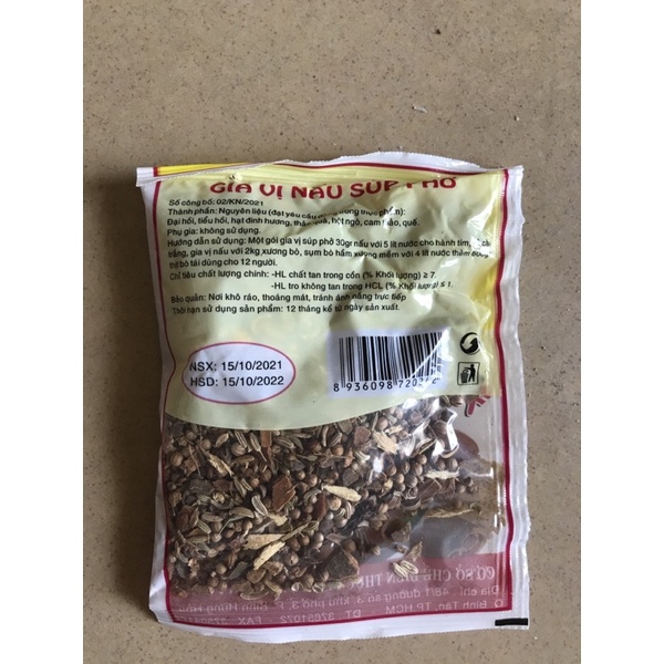 Gia vị nấu phở Kim Nga 30g