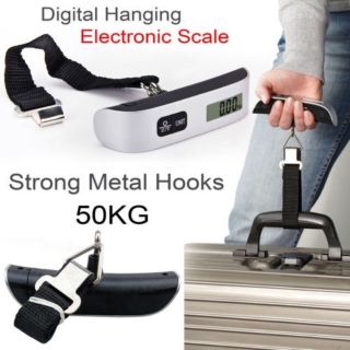 Cân điện tử cầm tay - Cân hành lý điện tử xách tay mini Max 50kg
