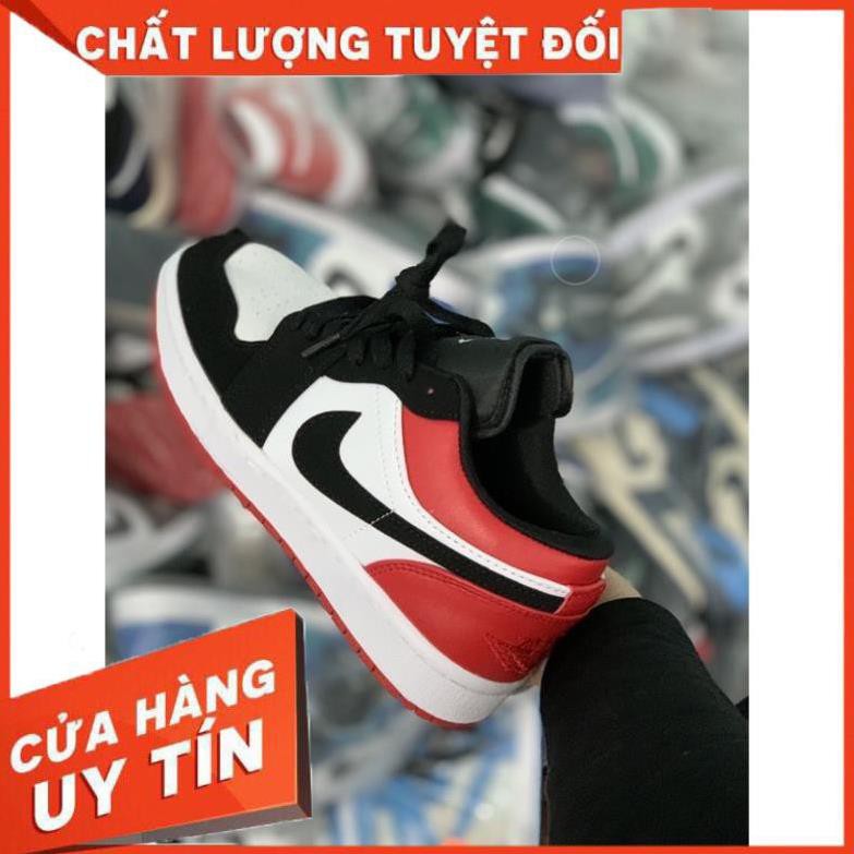 Giày Jordan 1 Low Black Toe, giày jordan đỏ đen thấp cổ | BigBuy360 - bigbuy360.vn