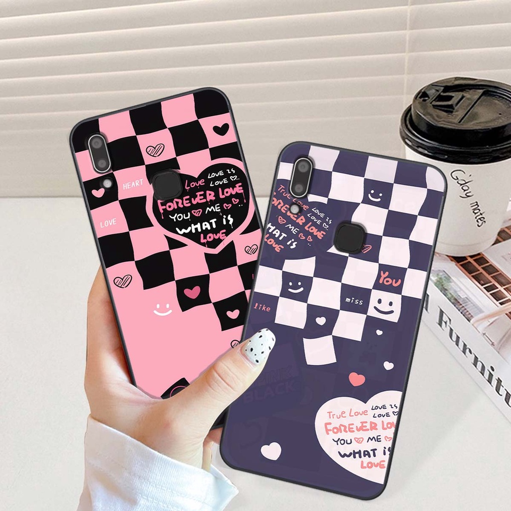 Ốp Vivo Y91 / Y91c / Y93 / Y95 in hình trái tim, caro kẹo ngọt đầy cá tính siêu đẹp siêu chất
