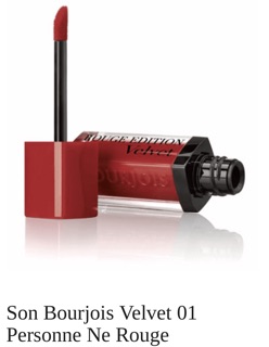 Son Bourjois Velvet Rouge Edition