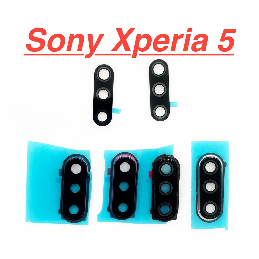 Mặt kính camera sau SONY Xperia 5 liền khung dành để thay thế mặt kính camera trầy vỡ bể cũ linh kiện thay thế