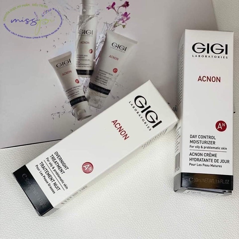 Kem dưỡng chuyên sâu da mụn gigi acnon ban ngày