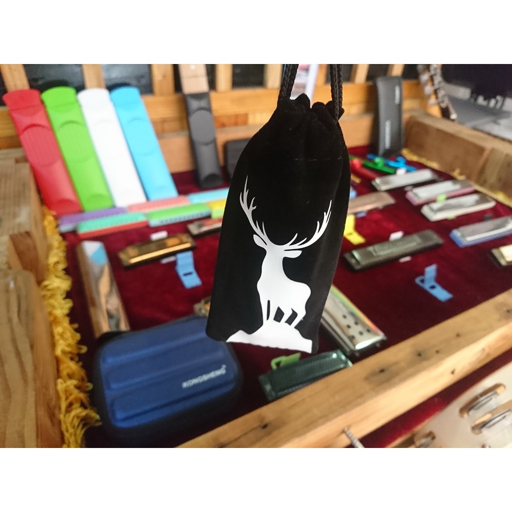 Bao Nhung Đựng Kèn Harmonica Tremolo 24 lỗ Lỗ Phiên Bản Patronus Harry Potter - Thần Hộ Vệ Linh Dương