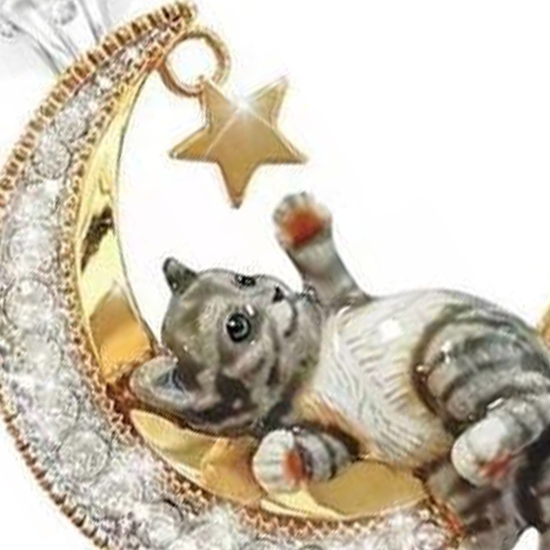 Vòng cổ Hình Mặt Trăng Khuyết Và Mặt Trăng Phong Cách Cổ Điển Thời Trang Cho Nam Nữ