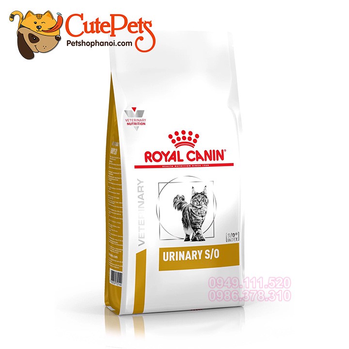 Hạt trị sỏi thận cho mèo Royal Canin Urinary S/O Feline 400g Thức ăn cho mèo - CutePets