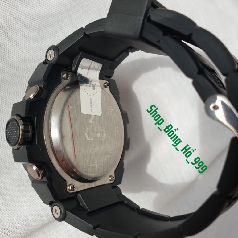 Đồng Hồ Điện Tử Nam SOCK-G8 Viền Thép Không Gỉ, Trẻ Trung, Phong Cách, Nam Tính, 46mm, 2 Màu.