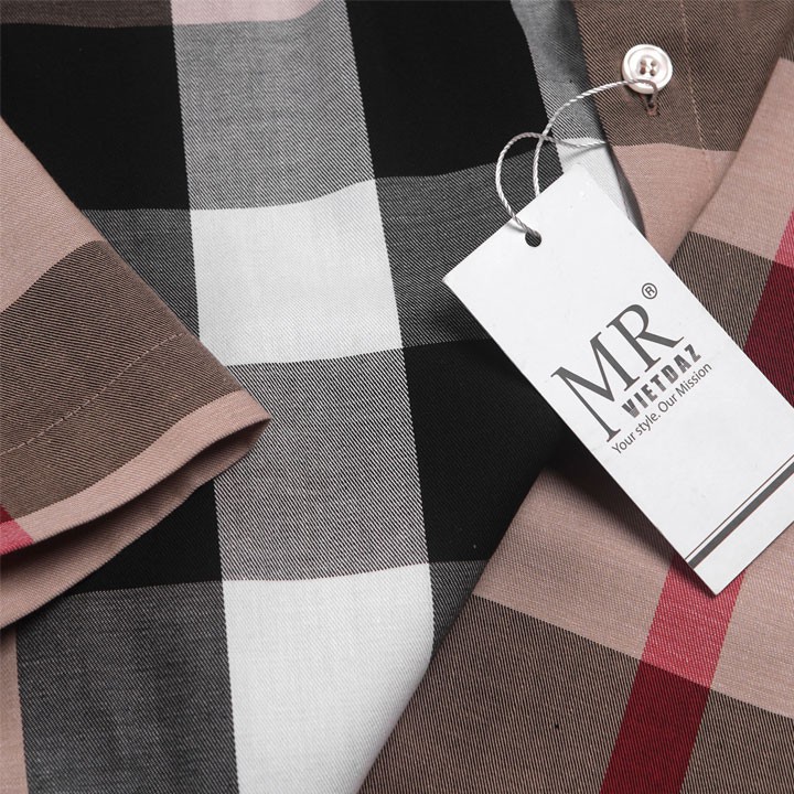Áo sơ mi kẻ Ca Rô BBR Cao Cấp không bai không bai không xù