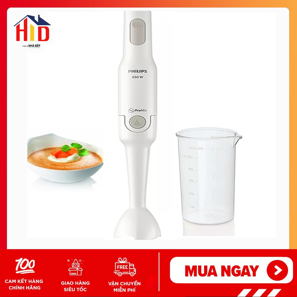 [Mã ELHA22 giảm 6% đơn 300K] Máy xay cầm tay cao cấp Philips HR2531 Hr2534 - bảo hành 24 tháng