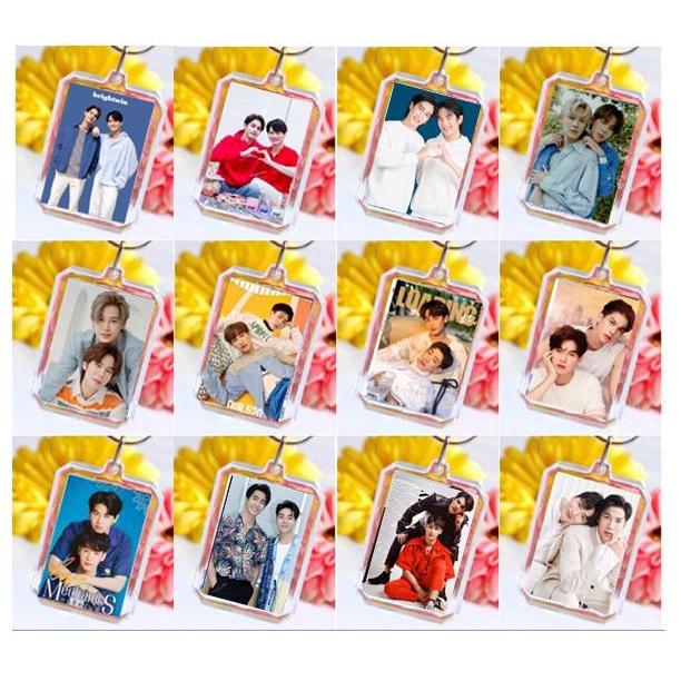 Móc khóa THAI BOYS OffGun, BrightWin, Taynew, BounPrem, YinWar, KristSingto nhựa trong