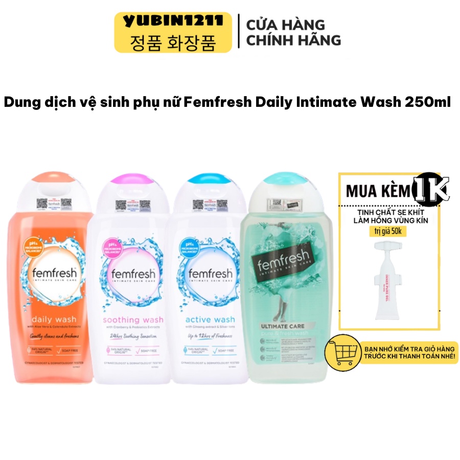 Dung Dịch Vệ Sinh Phụ Nữ Femfresh Daily Intimate Wash 250ml