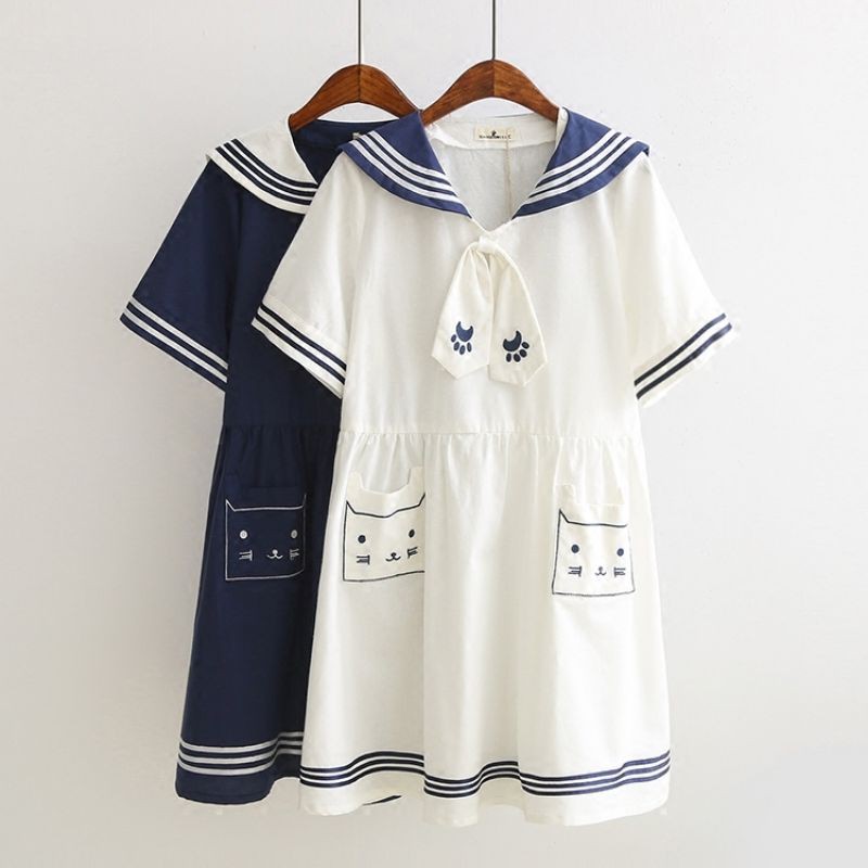 ĐẦM BABYDOLL HẢI QUÂN LOLITA ĐỦ LOẠI 💯 ẢNH THẬT