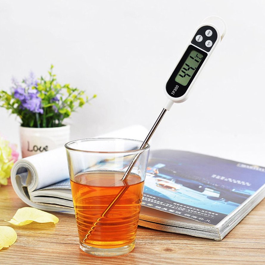 Máy đo nhiệt độ đầu dò thực phẩm nấu ăn kỹ thuật số Máy đo nhiệt độ thịt nhà bếp