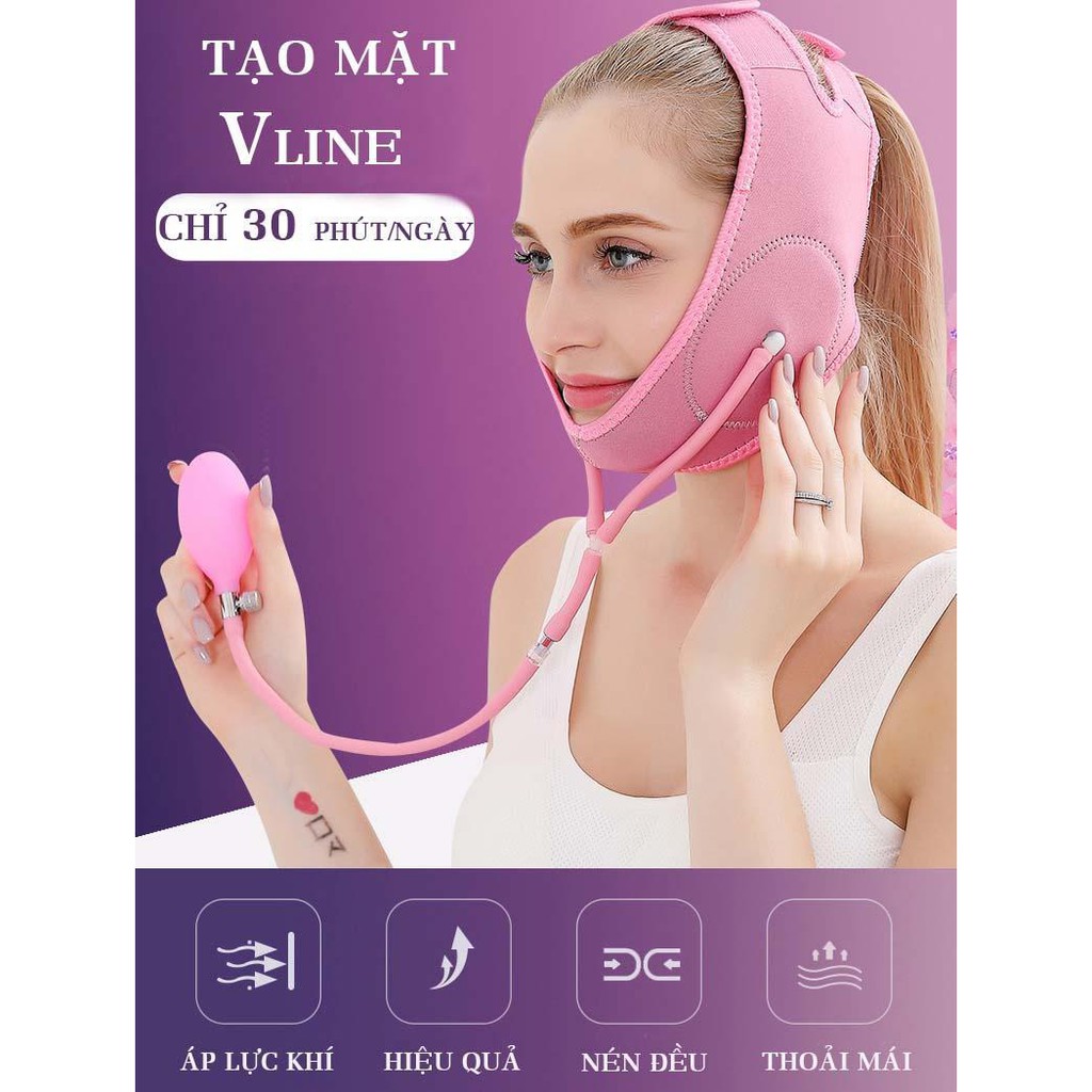 Đai nâng cơ mặt  V line Công Nghệ Áp Suất Khí Nâng Cơ Mặt Tạo Dáng Định Hình Mặt Vline - Giảm Mỡ Mặt màu ngẫu nhiên