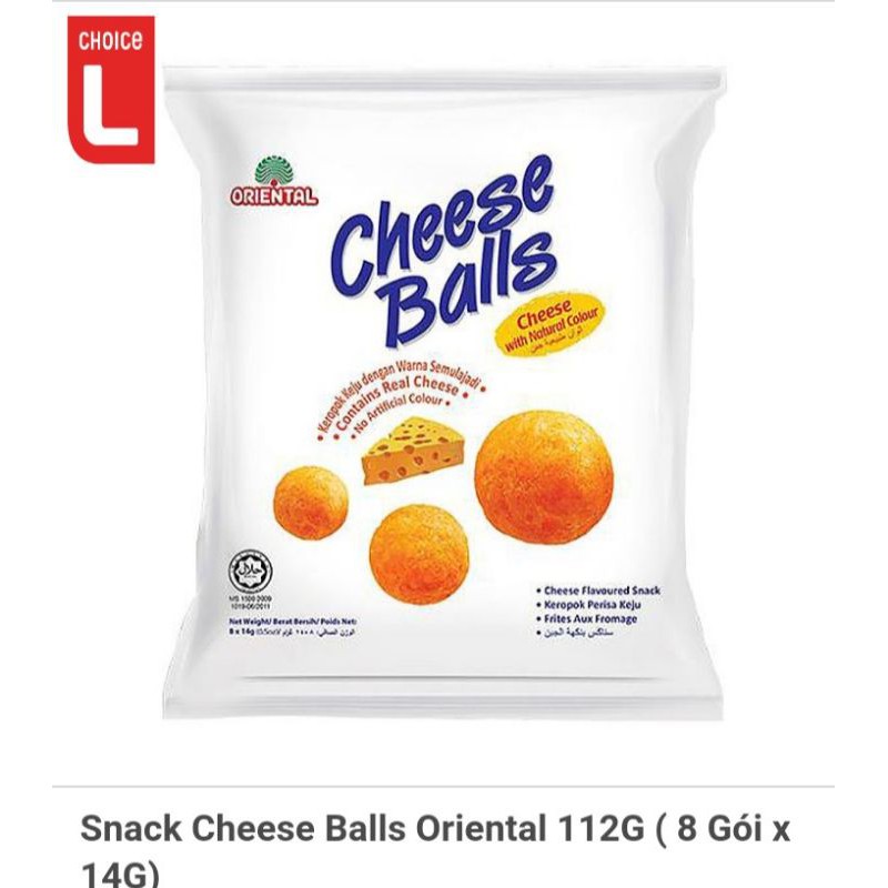 Snack Cheese Balls 112g ( Hàng có sẵn)