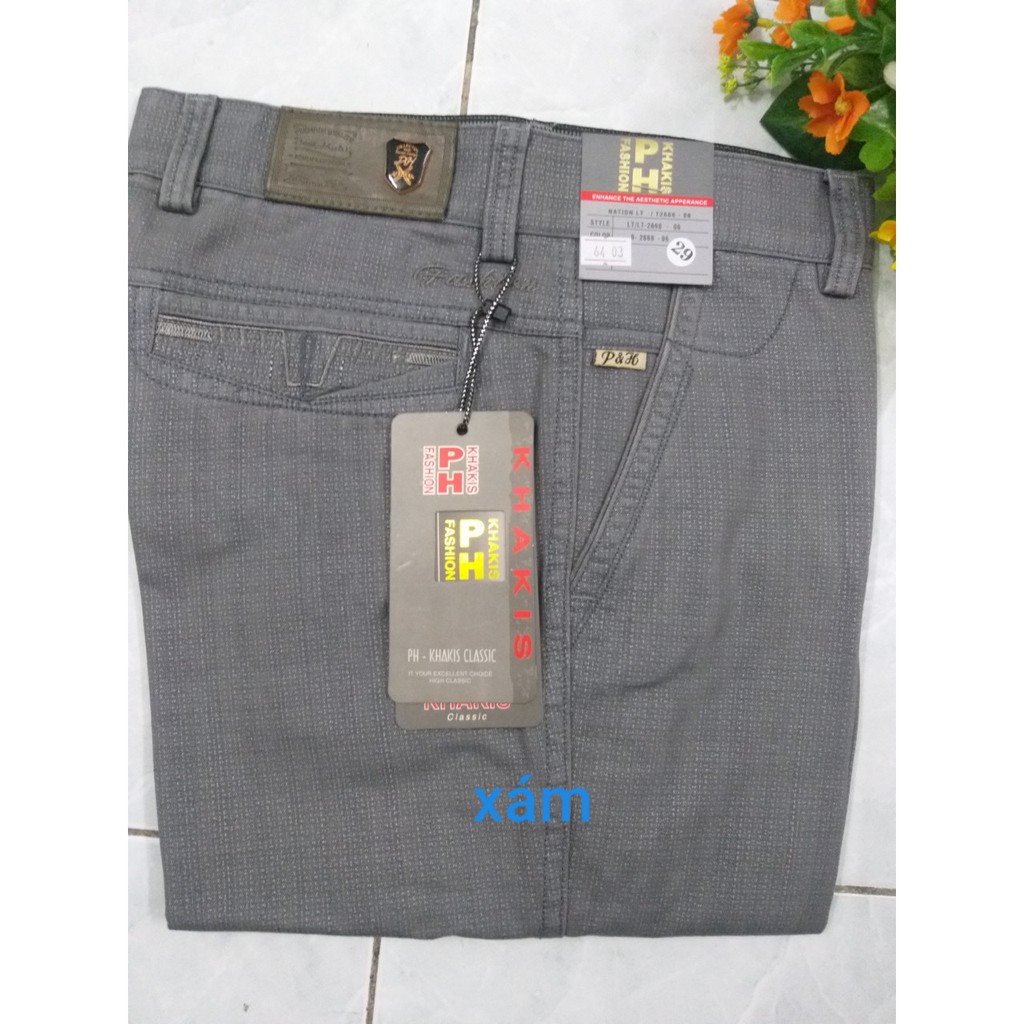 Quần kaki trung niên công sở kk64