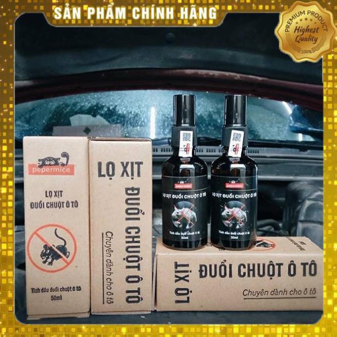 [HÀNG SIÊU CẤP] Tinh dầu đuổi chuột ô tô Pepermice - Khắc tinh của loài chuột