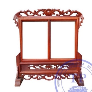 \Khung ảnh thờ đôi gỗ hương 25 x 35 cm -hàng loại 1