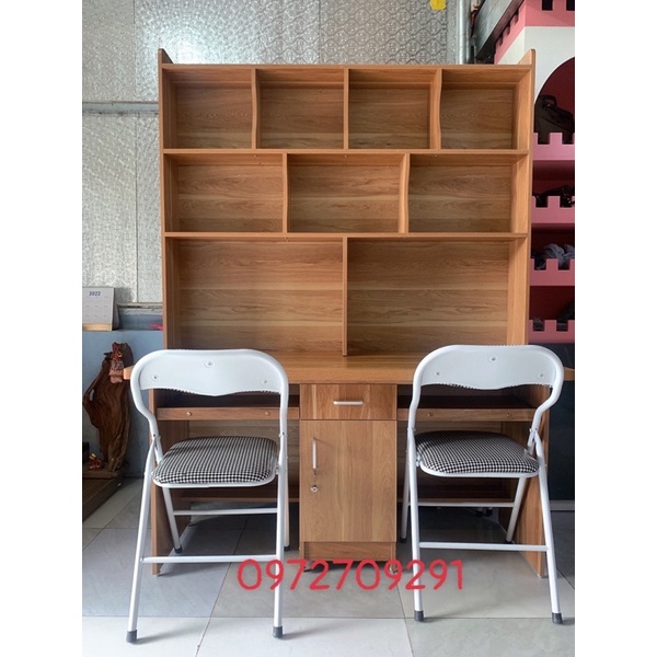 Bàn học đôi cho bé gỗ MDF